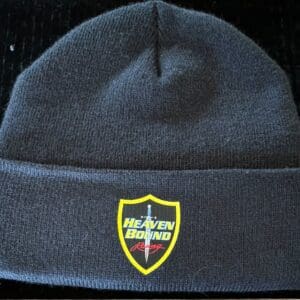 Black Heaven Bound Racing beanie.